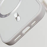 Шкіряний чохол SnapCase with MagSafe для Apple iPhone 15 Pro (6.1") Grey, фото 8