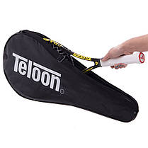 Чохол для ракетки великого тенісу TELOON ST1202 72x30 см чорний-білий, фото 4