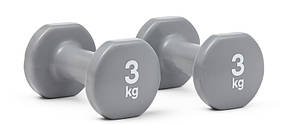 Гантелі Reebok Dumbbells сірий Уні 3 кг original