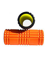 Масажний ролик YOGA ROLLER помаранчевий Уні 32x15см original Акція Знижка