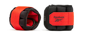 Обважнювачі щиколотки Reebok Flexlock Ankle Weights чорний, червоний Уні 0.5 кг original