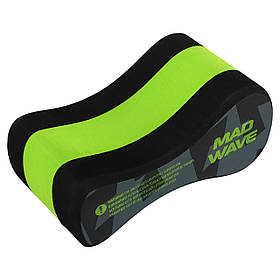 Колобашка для плавання MadWave EXT M072901 чорний-зелений