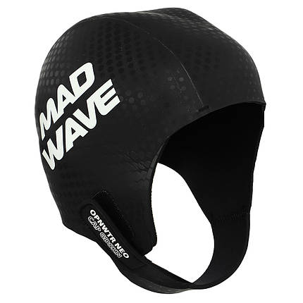 Шолом для тріатлону та плавання на відкритій воді MADWAVE OPNWTR NEO CAP GDSKN M204208 розмір S-XL кольору в, фото 1