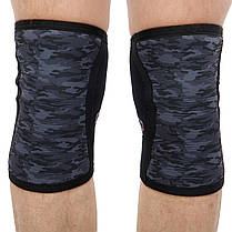 Наколінники для присідань зі штангою CROSSFIT KNEECAP EZOUS A-05 2 шт S-XL камуфляж, фото 3