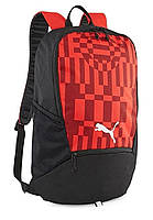 Рюкзак Puma individualRISE Backpack 21L чорний, червоний Уні 33x11x49 см original Акція Знижка