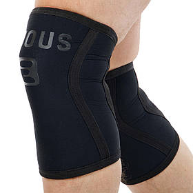 Наколінники для присідань зі штангою KNEE SLEEVE EZOUS A-06 2 шт S-XL чорний