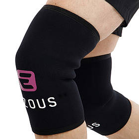 Наколінники для присідань зі штангою SQUAT KNEECAP EZOUS A-01 2 шт. S-XL чорний