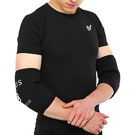 Налокітники для жиму ELBOW SLEEVE EZOUS A-03 2 шт S-XL чорний