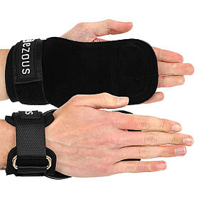 Накладки для підтягування та тяги HAND GRIP THICKER LAYERS EZOUS D-17 2 шт. чорний