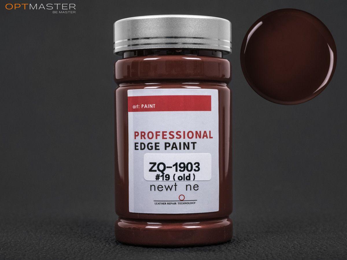 Фарба для урізу (торця) шкіри матова Newtone Edge Paint-OLD, кол. коричневий №19, 200 г