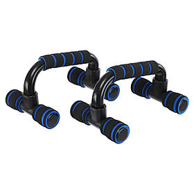 Упори для віджимань 2 штуки CIMA FI-7427 PUSH-UP BAR 21x14x12 см чорний-синій