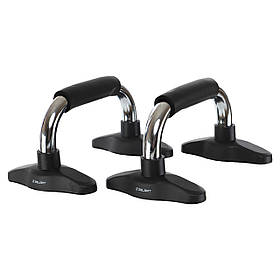 Упори для віджимань 2 штуки Zelart FI-9998 PUSH-UP BAR 25,3x16x14 см хром