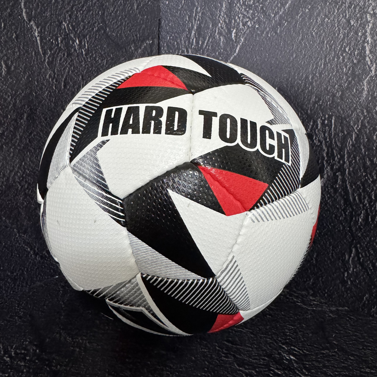 М'яч для міні-футболу футзальний мяч PU HARD TOUCH №4 FB-5039 білий-чорний