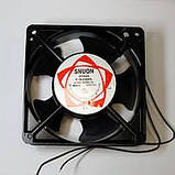 Осьовий вентилятор 120x120x38, AC 220V, 0.14 A, фото 8