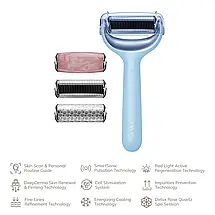Ролер для голкової мезотерапії обличчя та тіла Geske MicroNeedle Face&Body Roller 9в1 (Aquamarine), фото 2