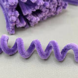 Пухнастий дріт (синель) 30 см - фіолетовий світлий, фото 3