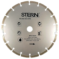 Диск алмазний сегментований, 230 мм, "Stern"