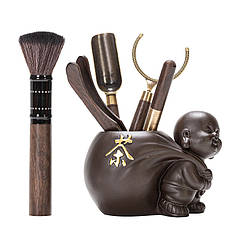 Набір інструментів Lesko ZXCDTJ010 Монах 5 предметів для чайної церемонії для пуеру