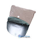 Дорожня надувна Подушка для подорожей з підголовником Silenta (grey) + чохол!, фото 8