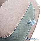 Дорожня надувна Подушка для подорожей з підголовником Silenta (grey) + чохол!, фото 9