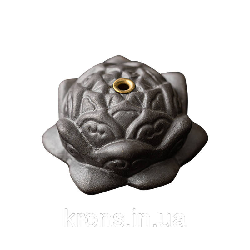 Підставка тримач для пахощів YYPJ005 Лотос керамічна, фото 1