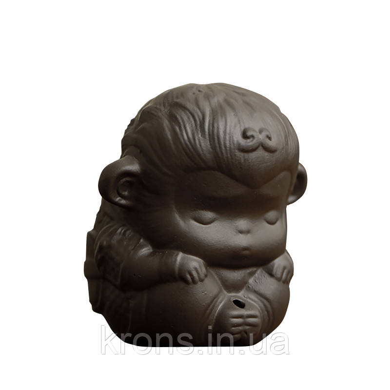 Фігурка для чайної церемонії Ча шень WRTC003 Мавпочка тримач для пахощів Dark Brown, фото 1