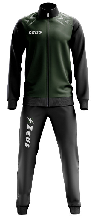 Костюм спортивний Zeus TUTA EASY темно-зелений, чорний Чол S original Акція Знижка, фото 1