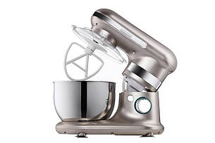 Міксер Ardesto планетарний 800Вт, насадки-3, чаша-нерж., метал, 4л, Pulse-режим, шампань, KSTM-8043