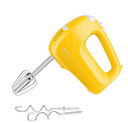 Міксер Sencor ручний 200Вт, насадки-2, турборежим, 5 швидкостей, жовтий, SHM5406YL