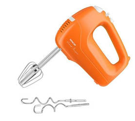 Міксер Sencor ручний 200Вт, насадки-2, турборежим, 5 швидкостей, помаранчевий, SHM5403OR