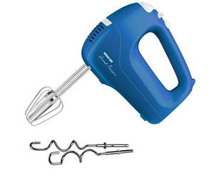 Міксер Sencor ручний 200Вт, насадки-2, турборежим, 5 швидкостей, синій, SHM5402BL