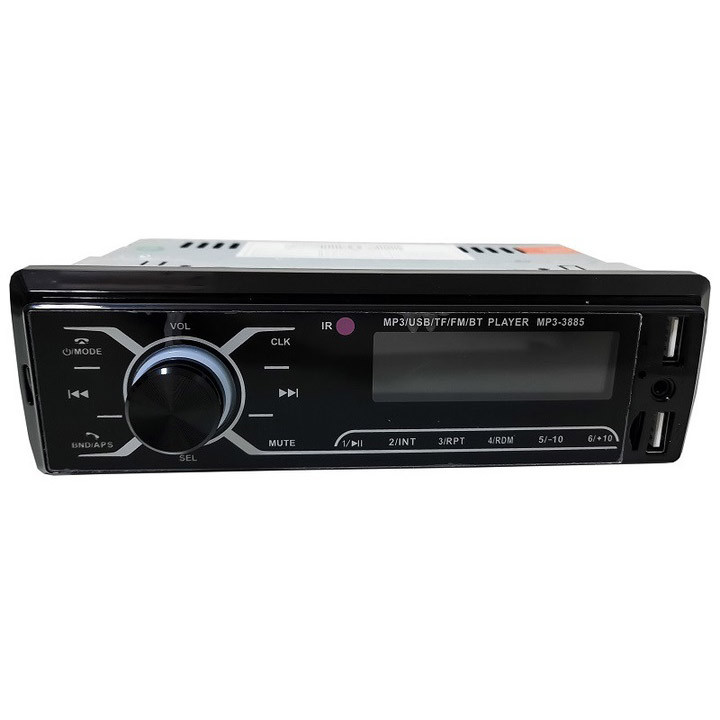 Автомобільна магнітола MP3-3885 ISO 1DIN із сенсорним дисплеєм