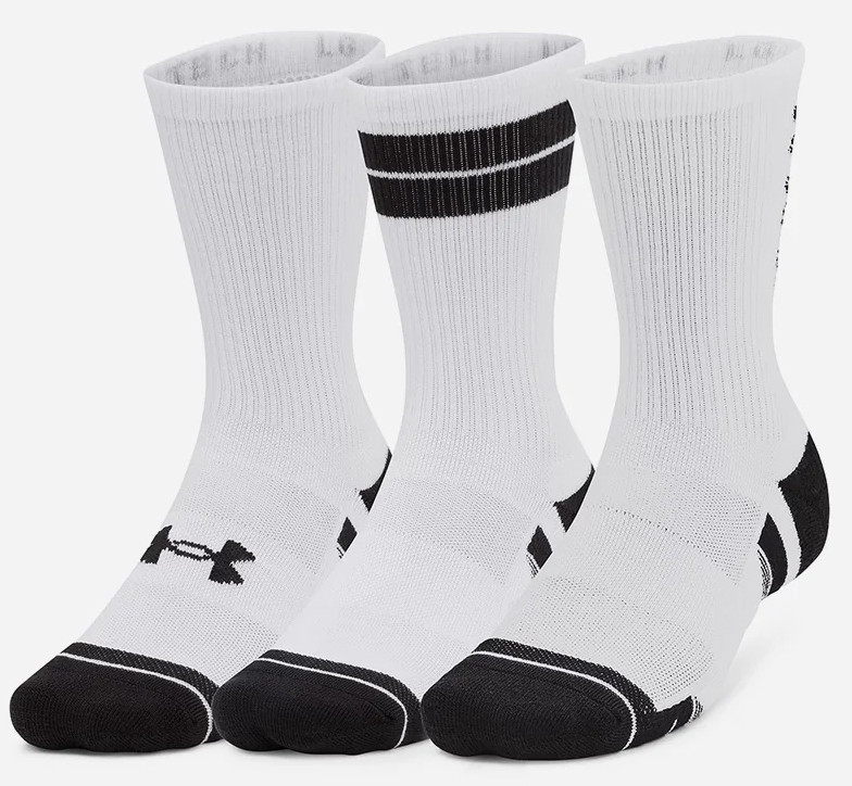 Шкарпетки UA Perf Tech Nov 3pk Crew білий Уні MD, фото 1