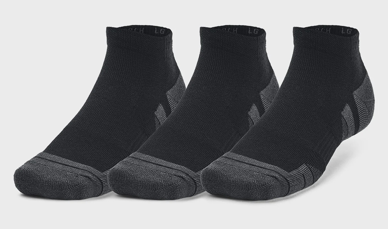 Шкарпетки UA Performance Tech 3pk Low чорний Уні LG
