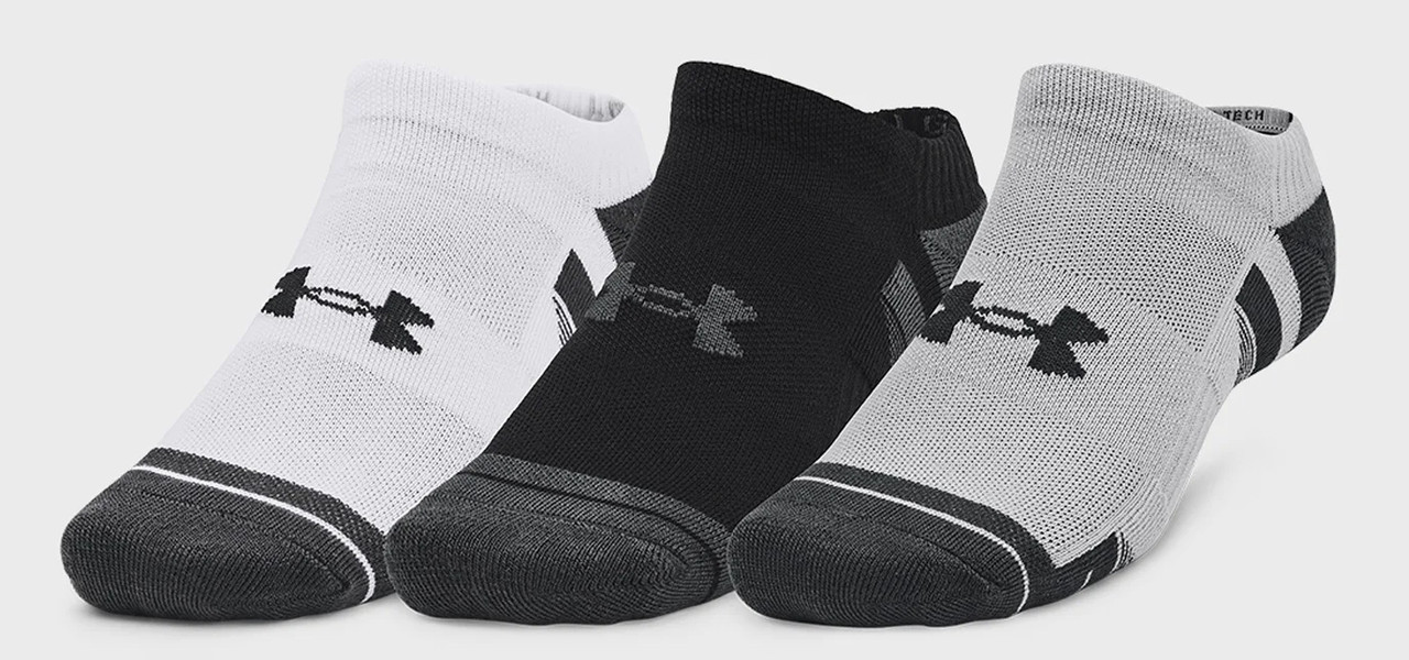 Шкарпетки UA Performance Tech 3pk NS сірий Уні MD