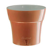 Вазон Dali 1,2л персик-сірий