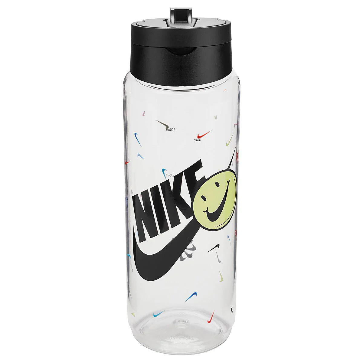 Пляшка Nike TR RENEW RECHARGE STRAW BOTTLE 24 OZ графічний прозорий, чорний Уні 709 мл original Акція Знижка