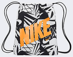 Мішок Nike Y NK DRAWSTRING - CAT AOP 1 чорний, білий, помаранчевий Діт 43 x 36 см