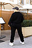 Р-ри 48-60 Жіночий прогулянковий костюм із бомбером, на флісі, фото 8
