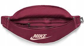Сумка на пояс Nike NK HERITAGE WAISTPACK - FA21 бордовий Уні 41х10х15см original Акція Знижка