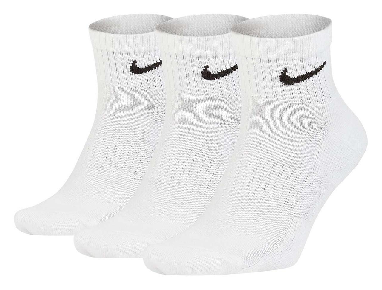 Шкарпетки Nike U NK EVERYDAY CUSH ANKLE 3PR білий Уні 42-46 original Акція Знижка