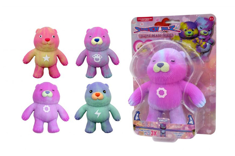 Іграшка-тягучка стрейчапалз розмір 14см серія Tie Dye Bears 988420