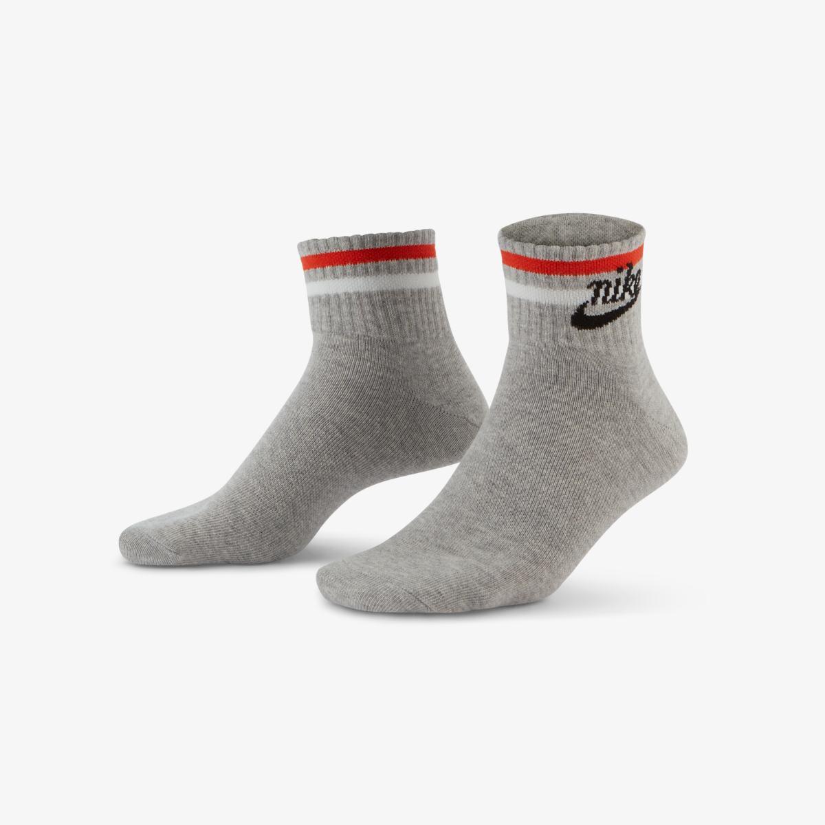 Шкарпетки Nike U NK NSW EVERYDAY ESSENTIAL AN 3PR сірий Уні 34-38 original Акція Знижка