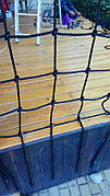Сітка загородна — комірка 120х120 мм шнур 3 мм Плетений шнур Ограджувальна
