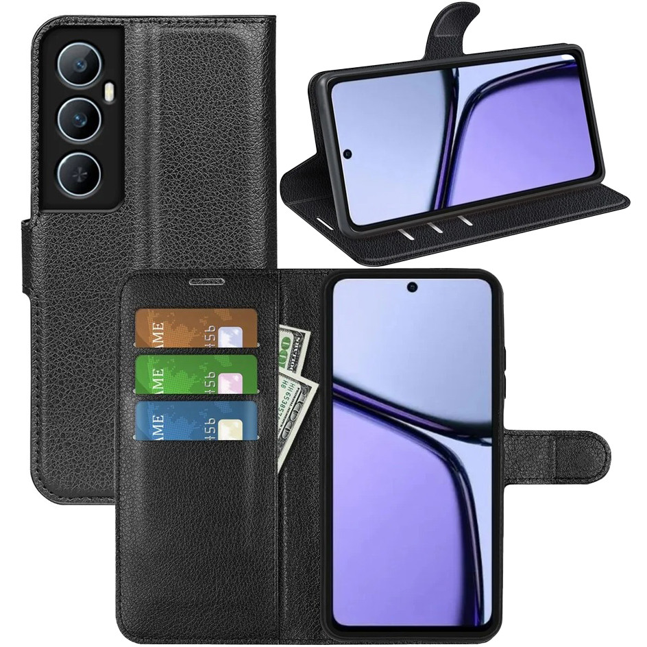Чохол-книжка Litchie Wallet для Realme C65 4G Black