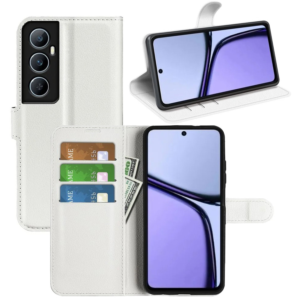 Чохол-книжка Litchie Wallet для Realme C65 4G White