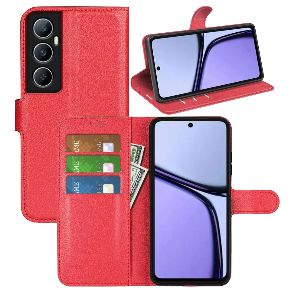 Чохол-книжка Litchie Wallet для Realme C65 4G Red