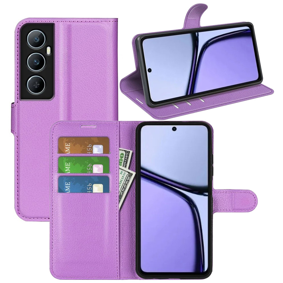 Чохол-книжка Litchie Wallet для Realme C65 4G Violet