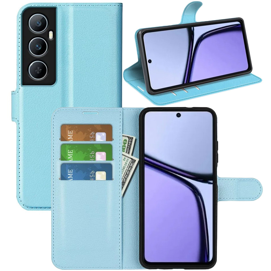 Чохол-книжка Litchie Wallet для Realme C65 4G Light Blue