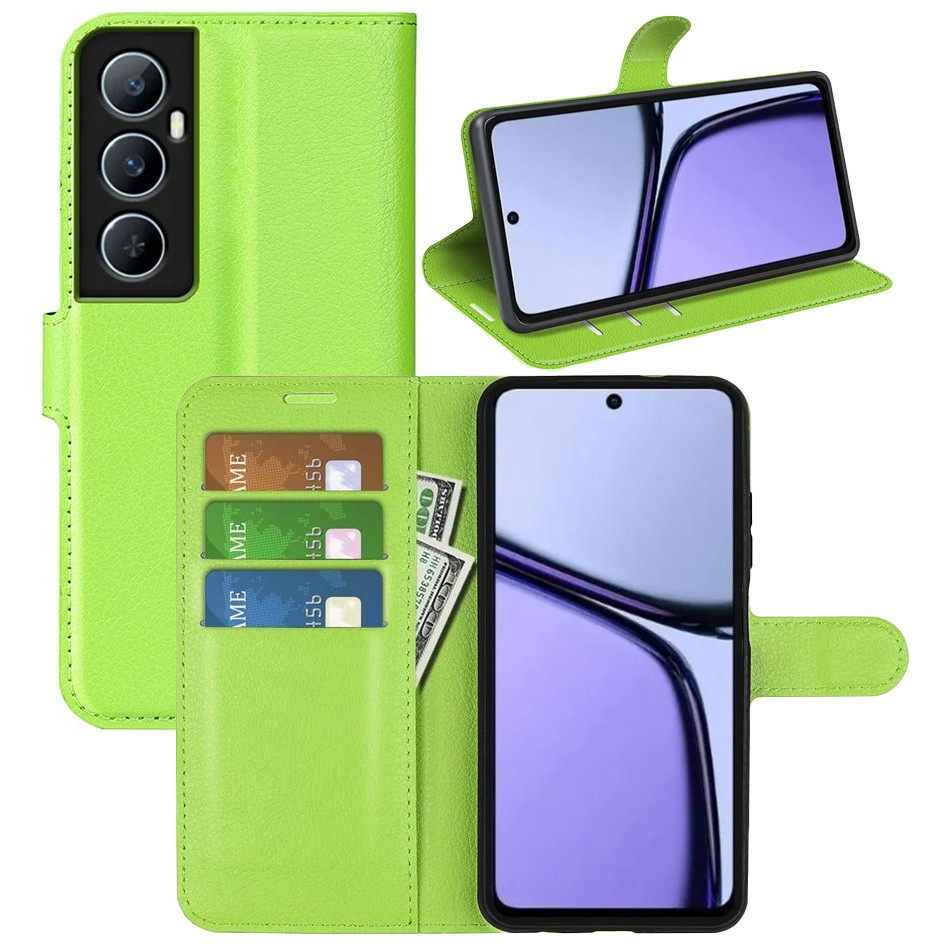 Чохол-книжка Litchie Wallet для Realme C65 4G Light Green
